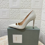 Tom Ford 10,5 cm Krokotiili Tulosta Osoitti Toe Korkokengät Valkoinen