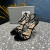 Tom Ford 10,5 cm Velvet Ida Sandaali Musta