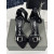Tom Ford 10cm Silkki Satiini Solki Ontto Strap Sandal Musta