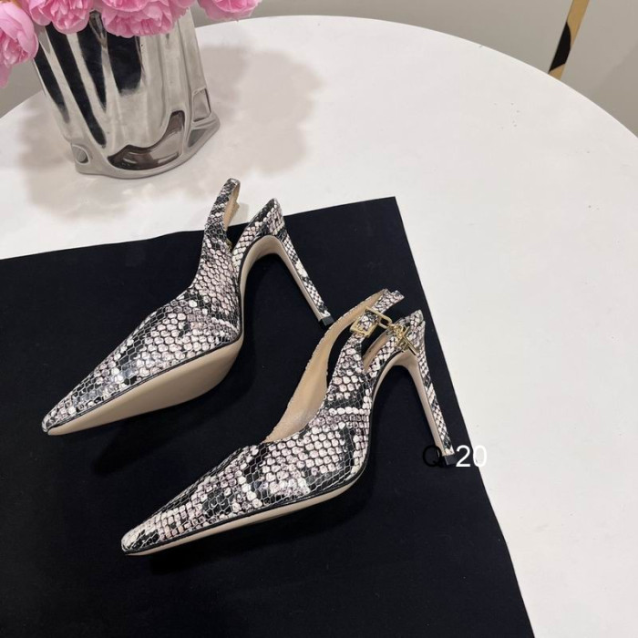 Tom Ford 10cm Angelina Slingback Chaussures Estampé Python Blanc
