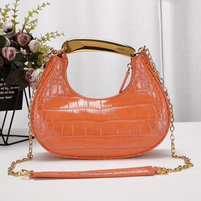 Tom Ford Womens Mini Motif Crocodile Sac À Bandoulière En Orange