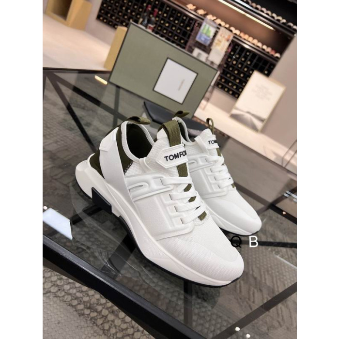 Tom Ford Filet De Nylon Jago Low-Top Sneaker Dans White10