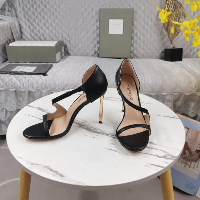 Tom Ford 10.5 cm Sandale en Cuir En Noir