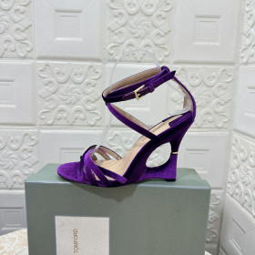 Tom Ford 10,5 cm de Lanières Talon Haut Sandale En Violet