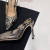 Tom Ford 10cm Angelina Slingback Chaussures Estampé Python Noir