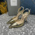 Tom Ford 10,5 cm de peau de serpent Pompes En Or