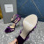 Tom Ford 10.5 cm Velours Ida Sandale En Violet