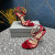 Tom Ford 10.5 cm Velours Ida Sandale Rouge