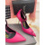 Tom Ford Motif Crocodile Cadenas Cheville Enveloppe A Souligné Toe Pompes En Rose