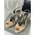 Tom Ford Velours Bow Sandal À L'Abricot