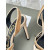 Tom Ford Velours Bow Sandal À L'Abricot