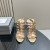 Tom Ford 10cm Imprimé Crocodile Cage Sandale en Cuir Jaune