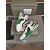 Tom Ford Cuir Low-Top Baskets Blanc