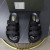Tom Ford pour Hommes en Cuir Flip Flops Dans Black02