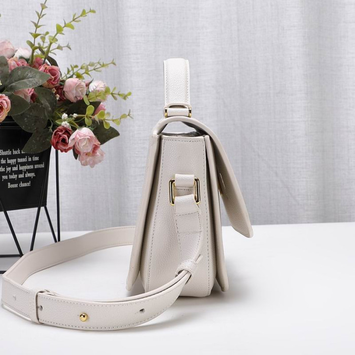 Tom Ford Damen Texturierten-Leder-Mini-Umhängetasche In Weiß