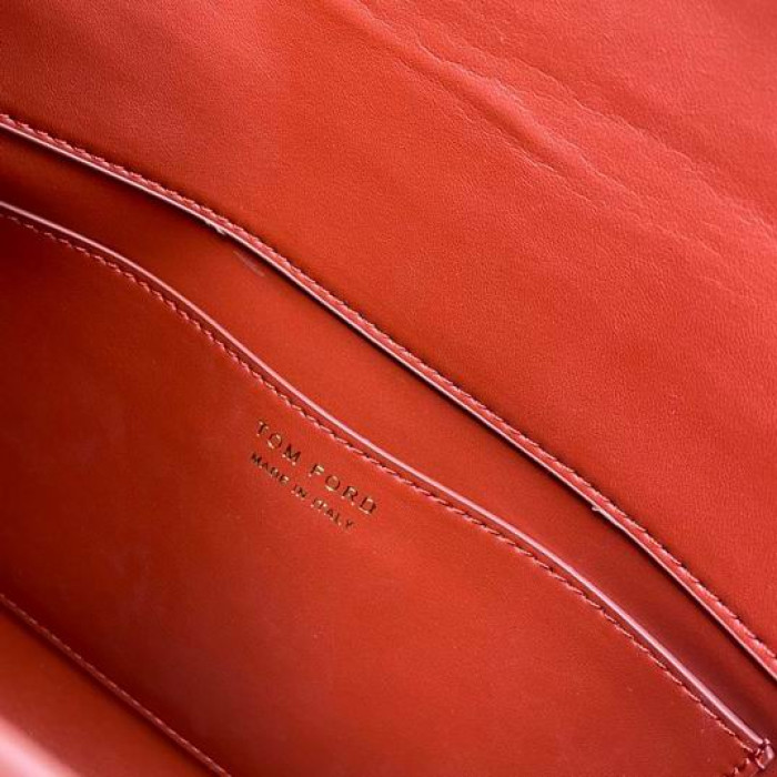 Tom Ford Damen Krokodil-Umhängetasche In Rot