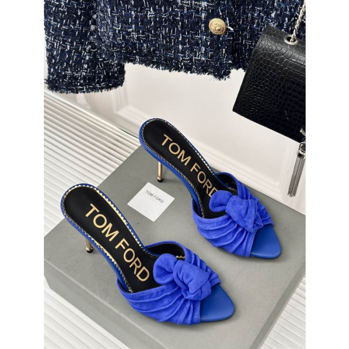 Tom Ford 10cm Metall Ferse Rutsche In Blau