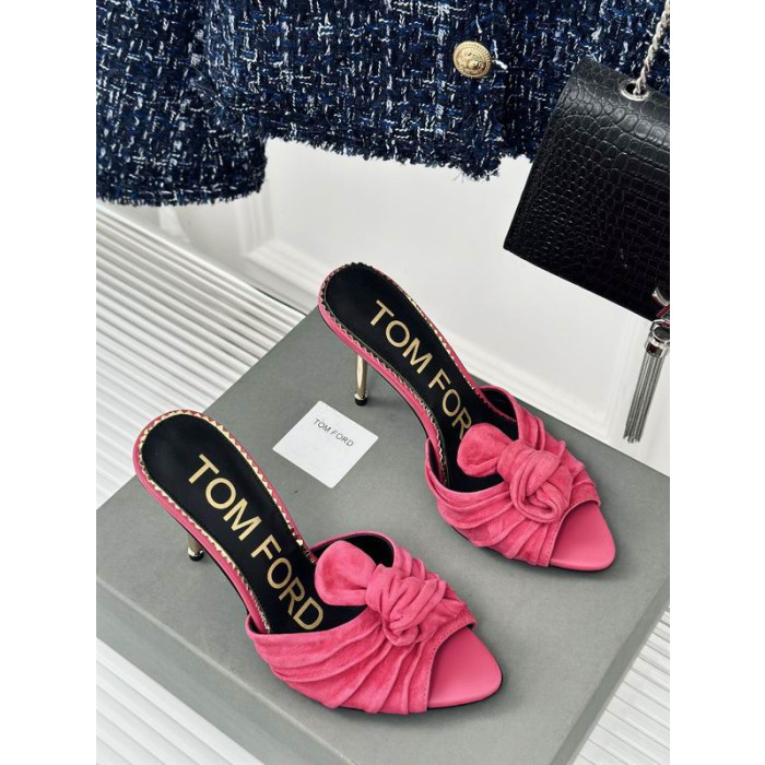 Tom Ford 10cm Metall Ferse Slide In Pink