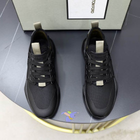 Tom Ford Nylon-Mesh, Jago, Low-Top Sneaker In Black18