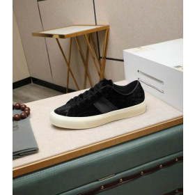 Tom Ford Suede Cambridge Sneakers In Schwarz 003
