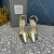 Tom Ford 10,5 cm Snakeskin Pumps In Gold