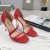 Tom Ford 10,5 cm Leder-Sandale In Rot