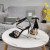 Tom Ford 11cm Patent Leder Ida Sandale In Schwarz