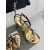Tom Ford 10cm Leder Silber Kette Sandale In Gold