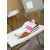 Tom Ford Wildleder Technische Gewebe-James Sneaker In Weiß/Rosa 039