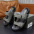 Tom Ford Herren Leder Flip-Flops In Grey02