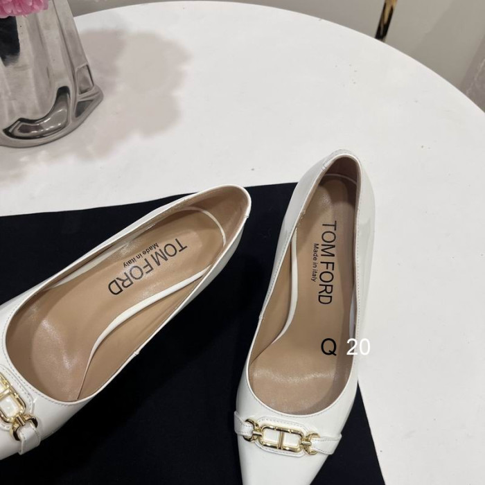 Tom Ford 10cm λουστρίνι Whitney αντλίες Σε Λευκό