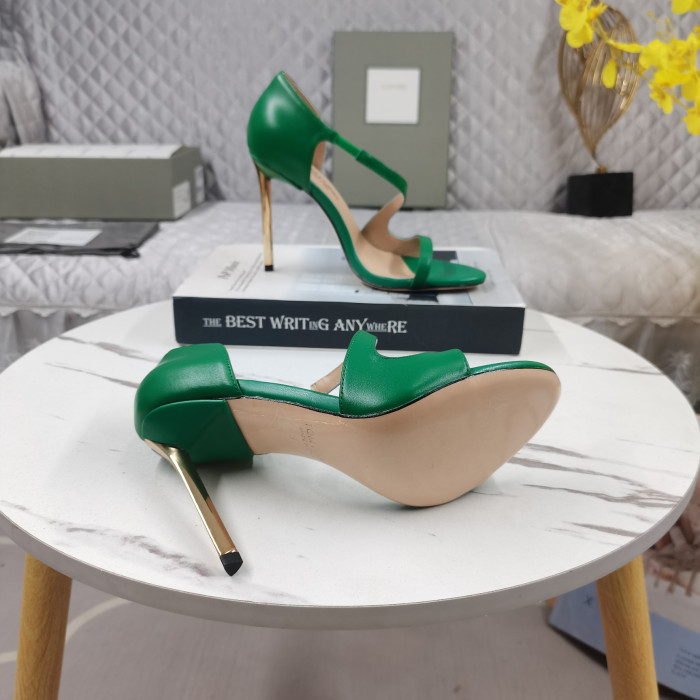 Tom Ford 10.5 cm Δερμάτινο Σανδάλι Σε Πράσινο