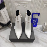 Tom Ford 10.5 cm Δέρματος Λουκέτο Ankle Boot Σε Λευκό