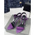 Tom Ford 10cm Βελούδο Ασύμμετρη Κρύσταλλο Σανδάλι Σε Purple05