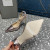 Tom Ford 10.5 cm Snakeskin Αντλίες Σε Σαμπάνια