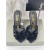 Tom Ford 10.5 cm Βελούδινο Φιογκάκι Διαφάνεια Σε Μαύρο