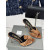 Tom Ford 10cm Μεταλλικό Τακούνι Διαφάνεια Σε Καφέ