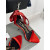Tom Ford 10cm Σατέν Μεταξιού Hollow Strap Sandal Στο Κόκκινο